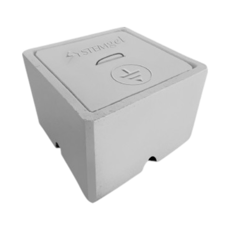 Caja de Concreto para Pozo a Tierra con Tapa – Registro PAT Reforzado